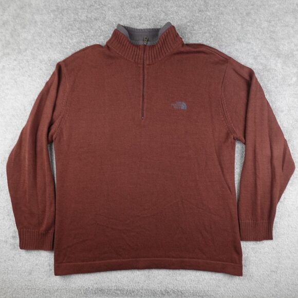The North Face Other - The North Face Sweater Mens XL Bronze Brown A5 Series 1/4 Zip Pullover Mock Neck